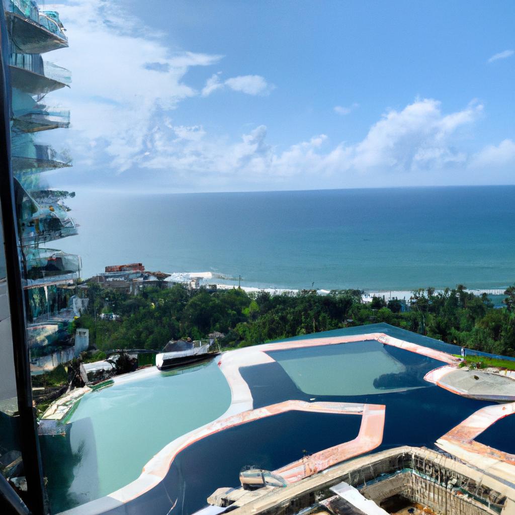 Relax by the pool and soak up the breathtaking ocean views at this luxurious hotel.