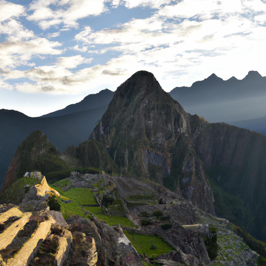 Witnessing the stunning beauty of Machu Picchu at sunrise