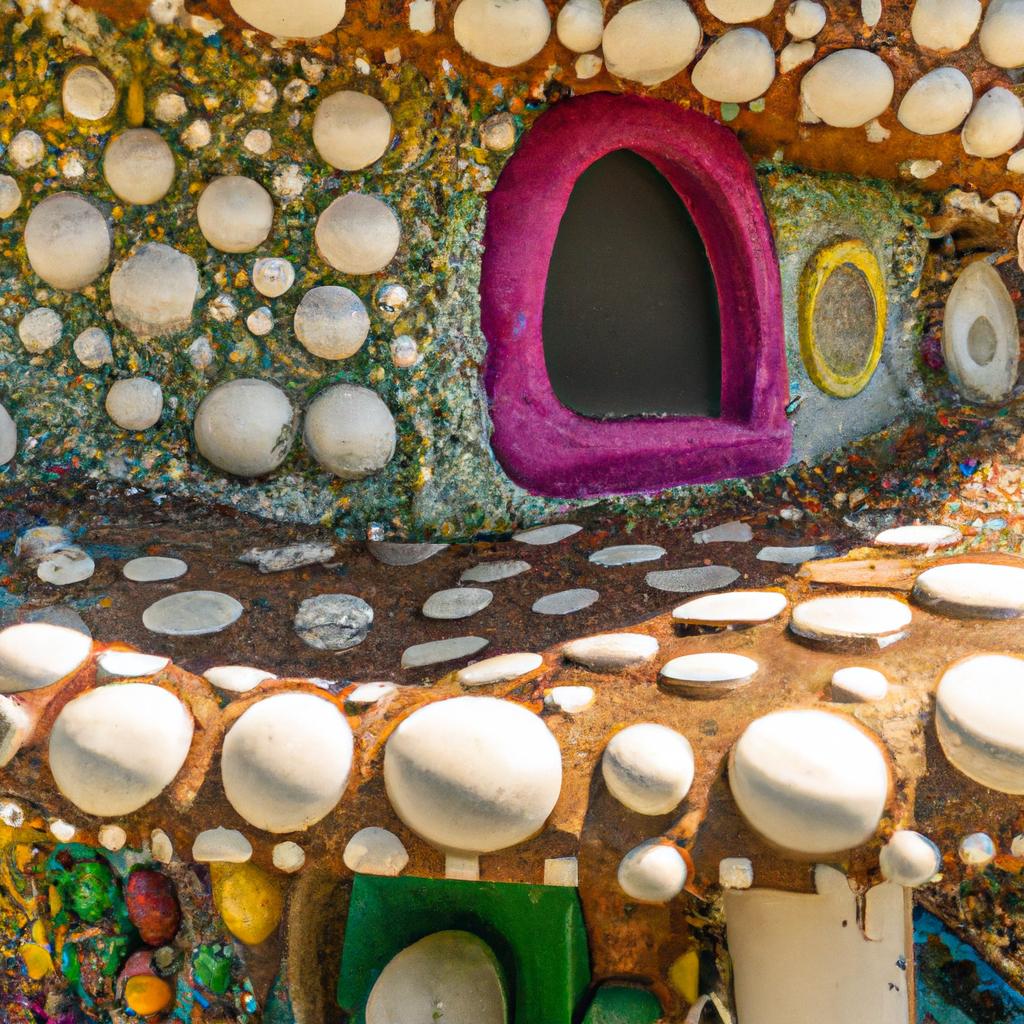 The magic mushroom house is a testament to the power of imagination and creativity
