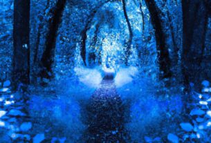 Magical Blue Forest