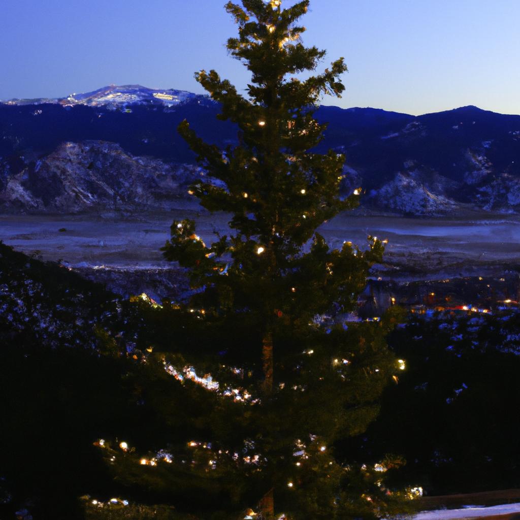 The current tallest Christmas tree in the world is located in a picturesque mountain town and is a popular destination for holiday travelers.
