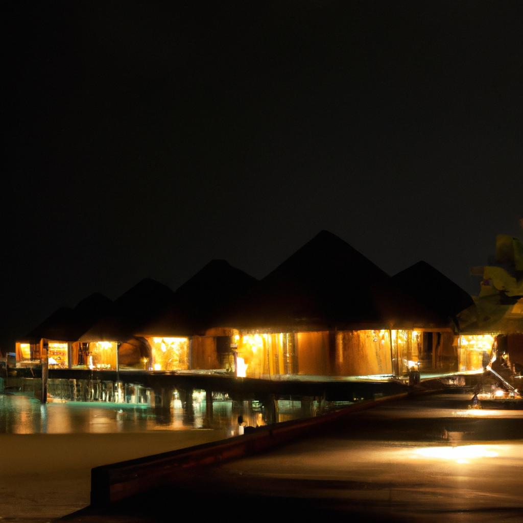 The Maldives beaches offer a wide range of world-class resorts and hotels for a perfect night-time stay