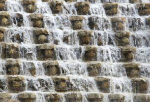 Man-made Waterfall In China