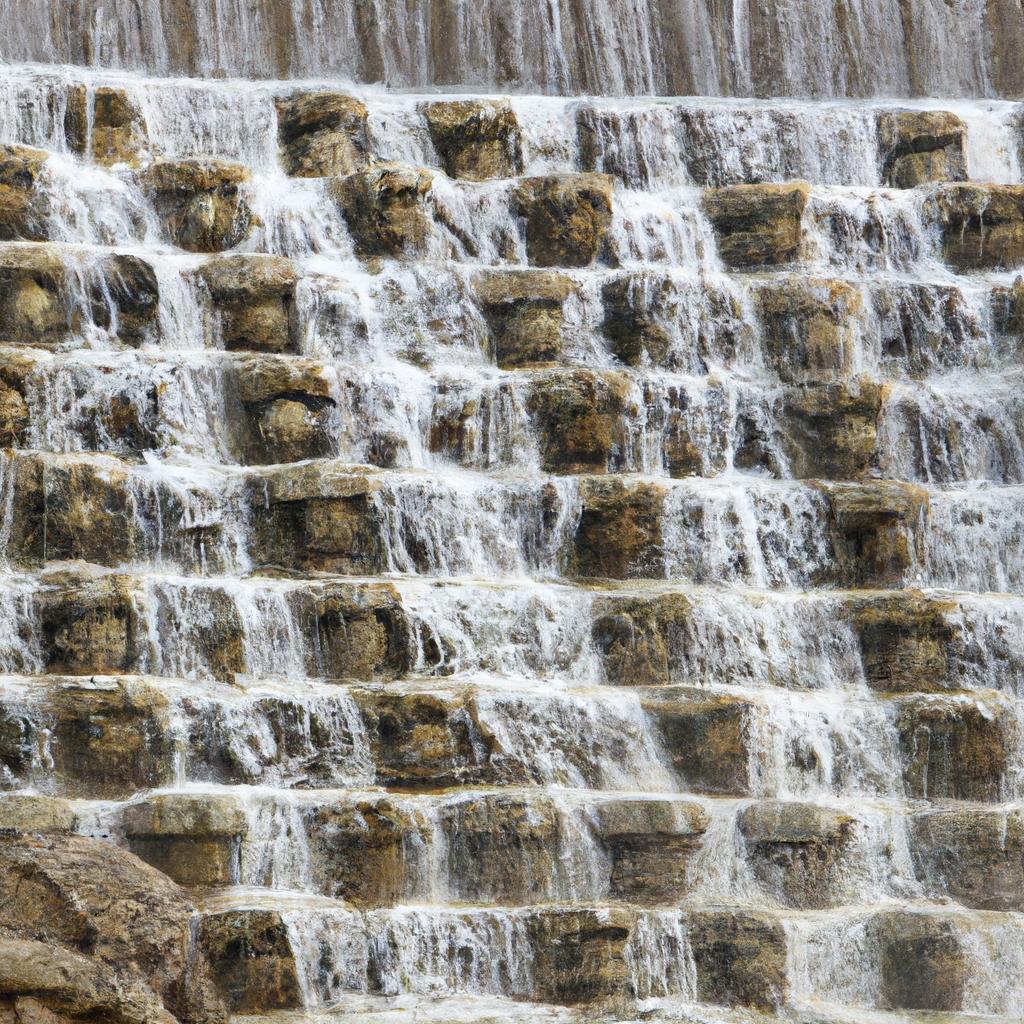 Man-made Waterfall In China