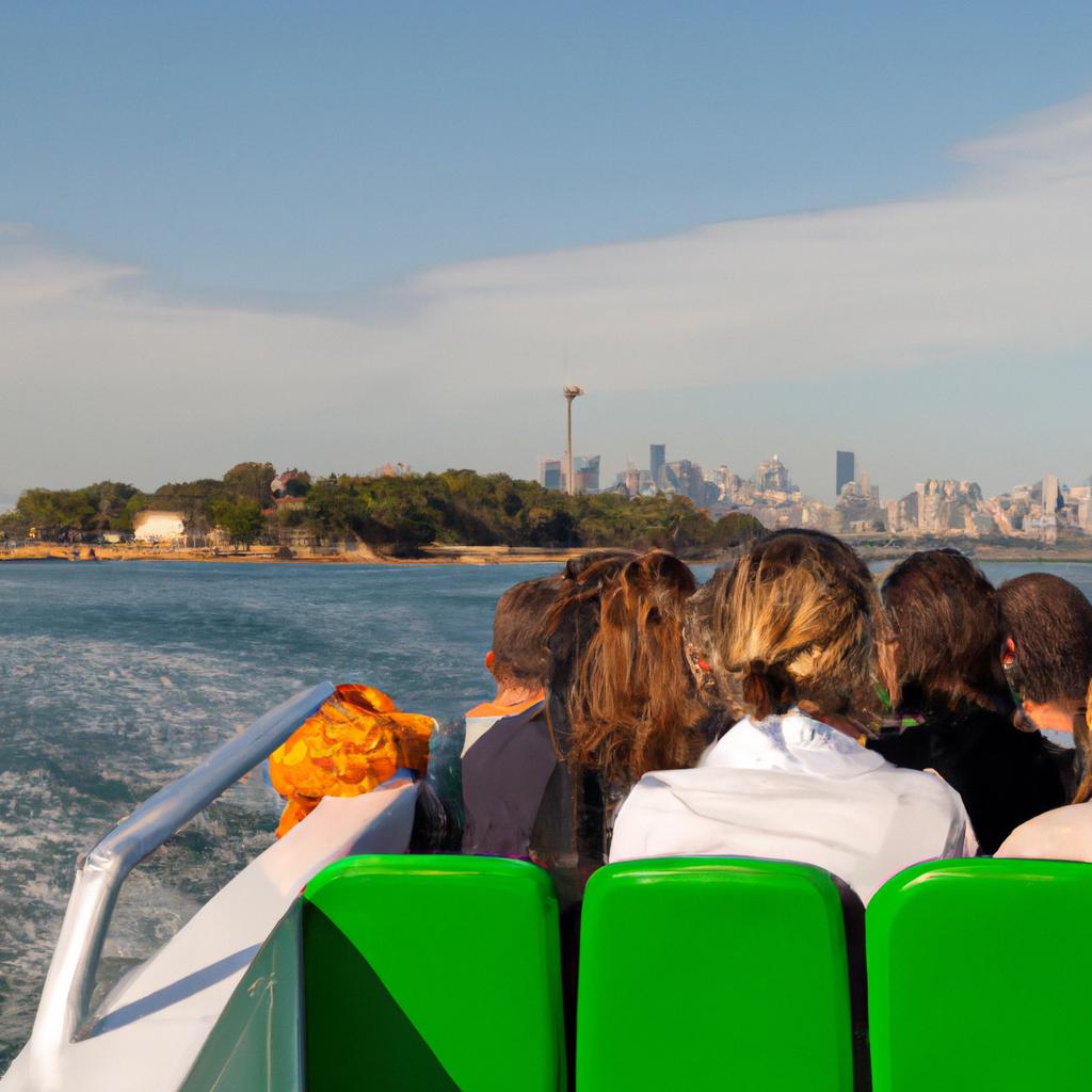 Scenic ferry ride to Manly Beach