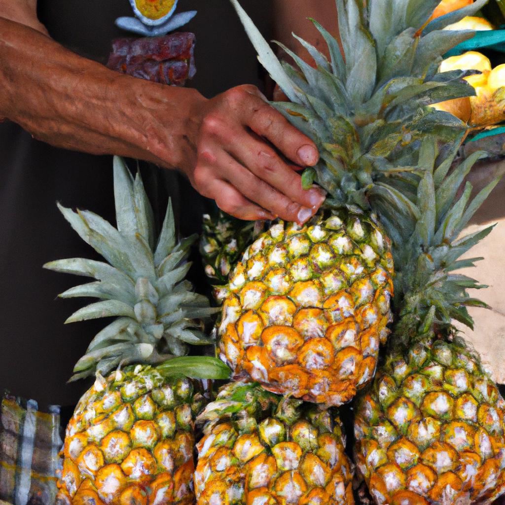 Pineapple is one of Maui's most famous exports and can be found fresh at local farmers markets.