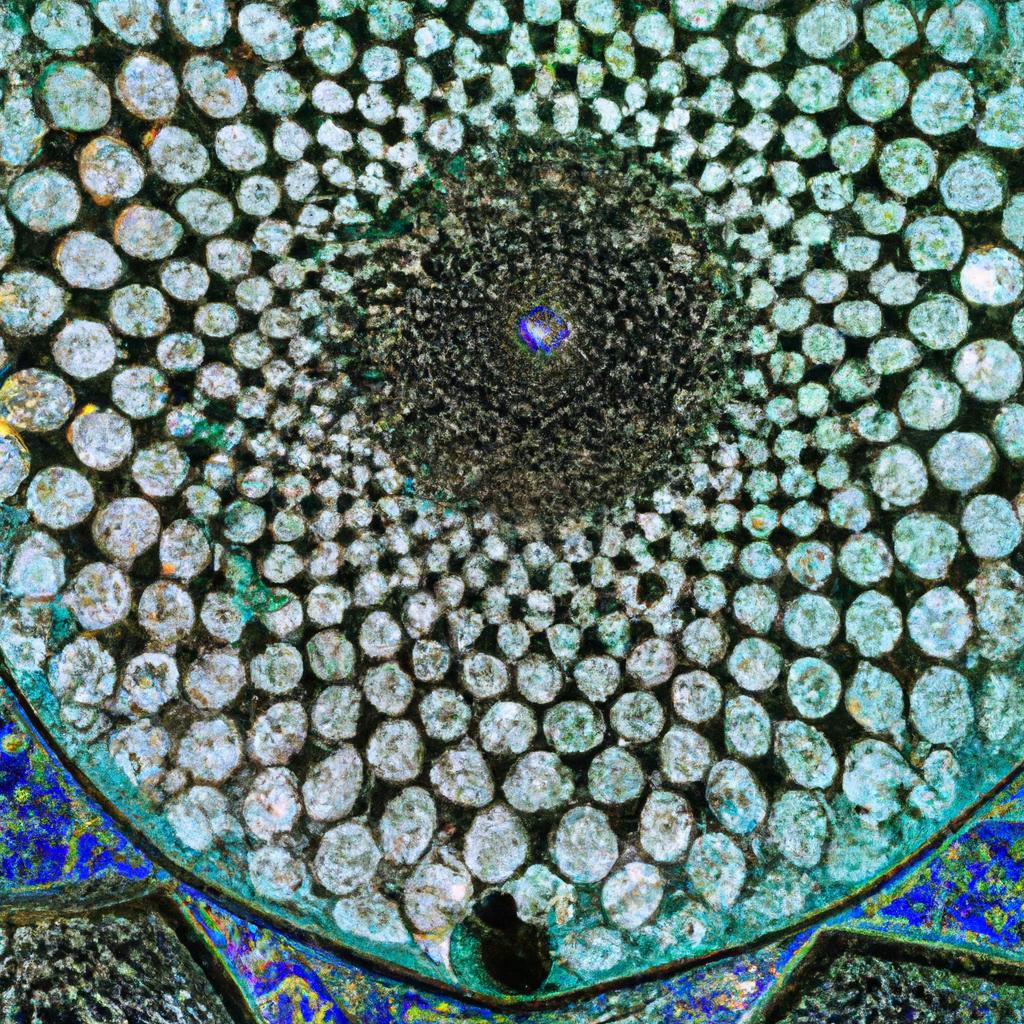 The stunning mirrored dome at Shah Cheragh Mirror Mosque.