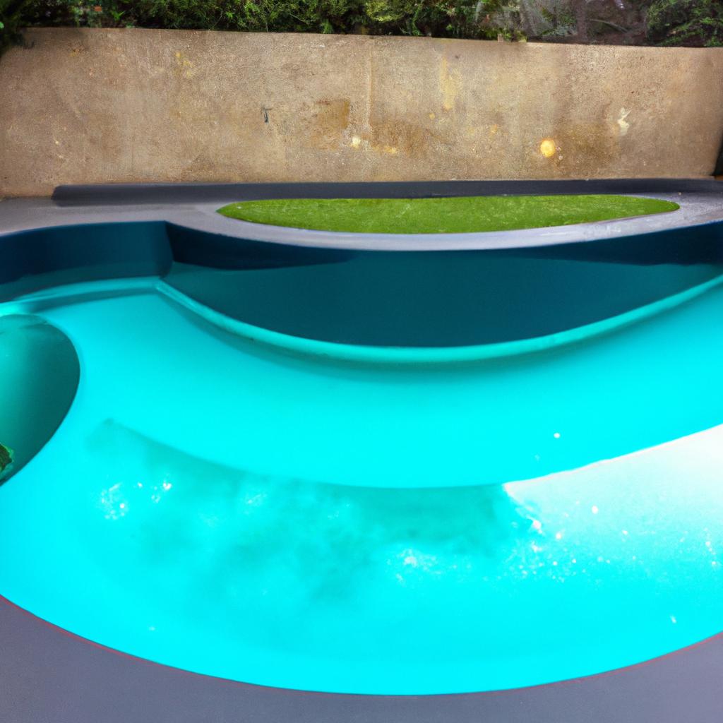 Upgrade your backyard with a modern in-ground jade pool that's both stylish and functional.
