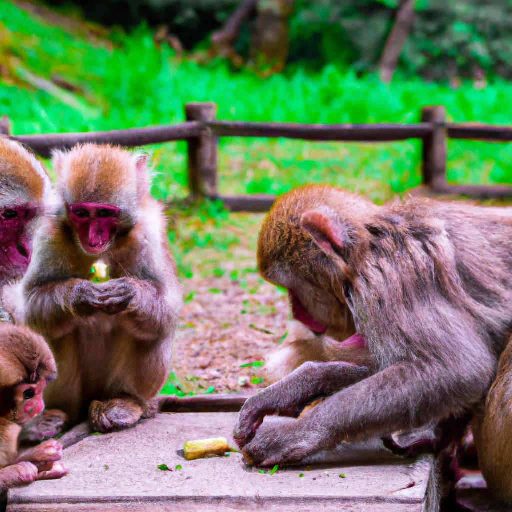 Monkey Park In Japan