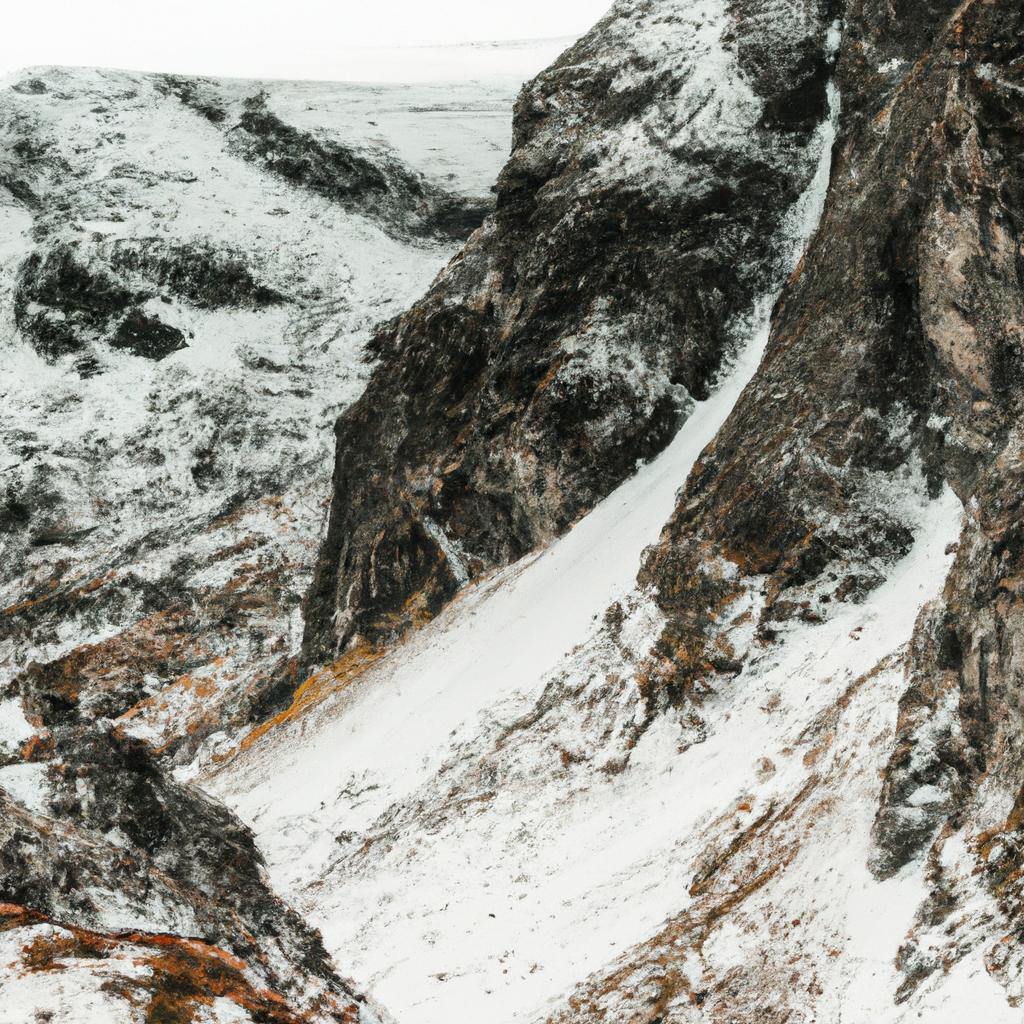 Winter wonderland on a mountain pass