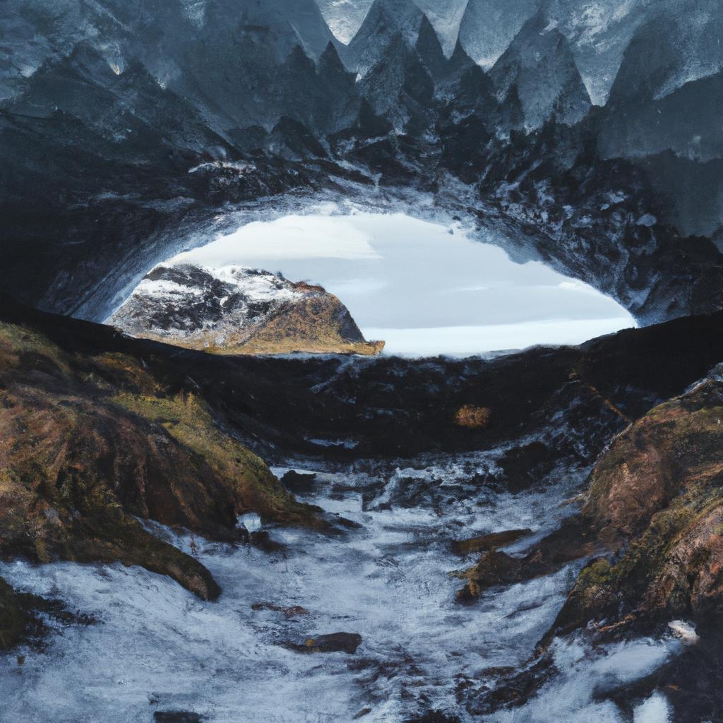 The largest ice cave in the world is located in a breathtakingly beautiful setting