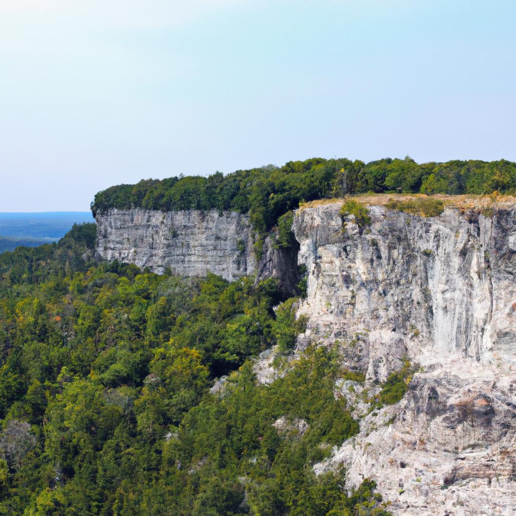 The Niagara Escarpment in Ontario, Canada is a UNESCO World Biosphere Reserve with unique rock formations and wildlife.