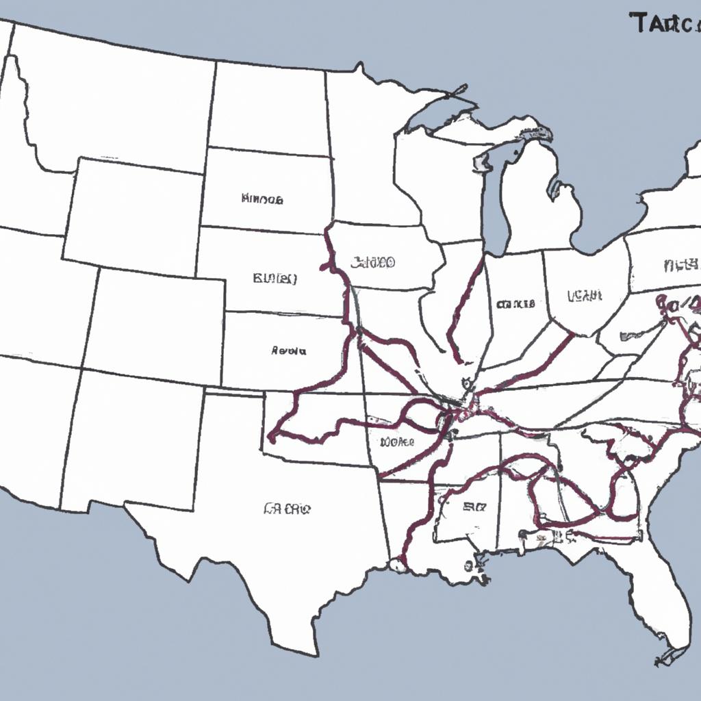 Map of US Interstate Highway System with no Interstate 50