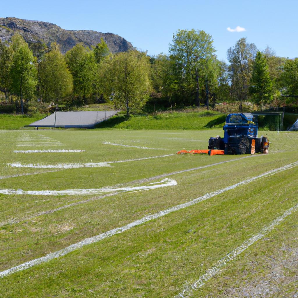 Regular maintenance, proper watering and fertilization, and pest control are all essential for keeping soccer fields in top condition.