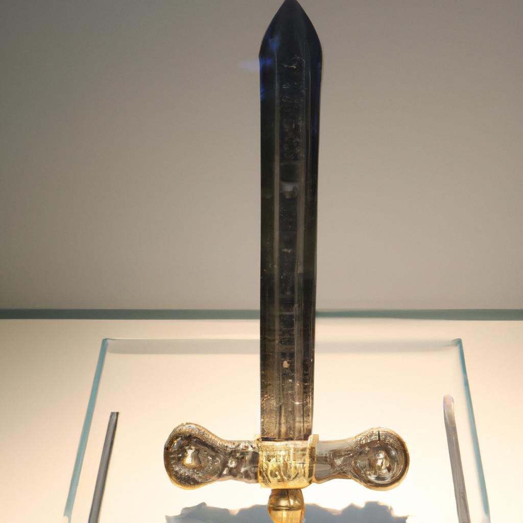 This Norway sword is one of many on display at the Norwegian Museum of Cultural History.