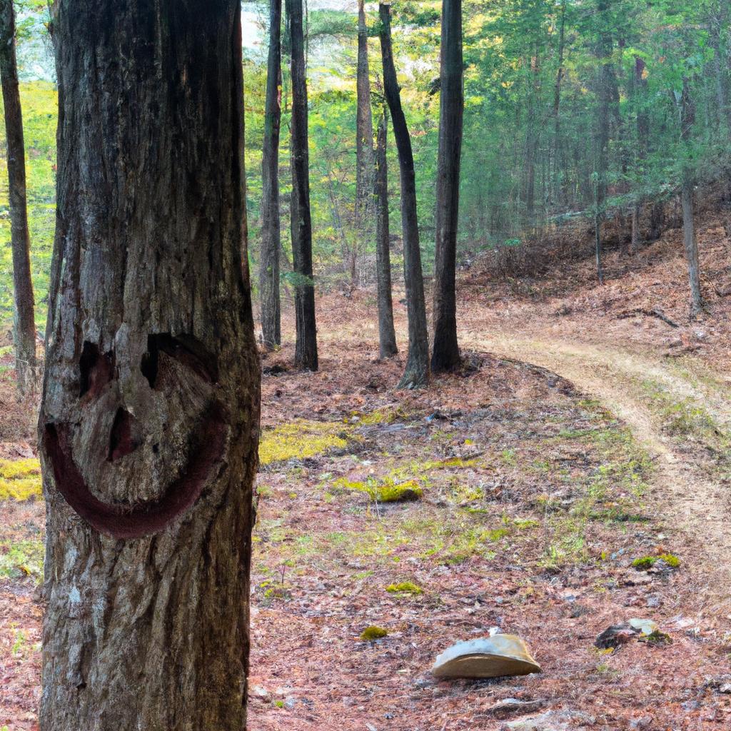 The smiley face trees of Oregon featured in popular culture