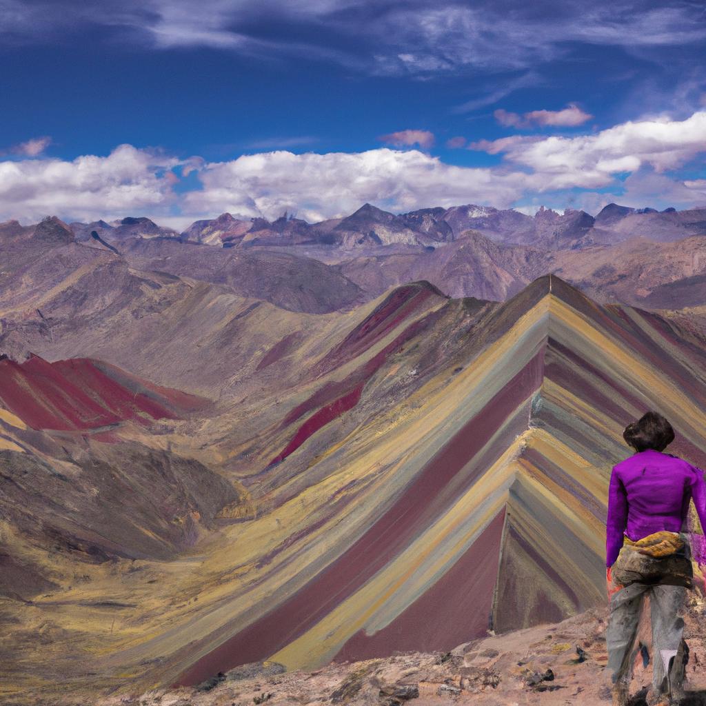 Trekking through the Painted Mountains in Peru is a popular activity for tourists