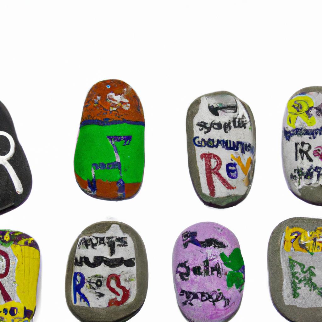 Painting rocks to use as garden markers is a simple and creative way to keep track of your plants and add some personality to your garden.