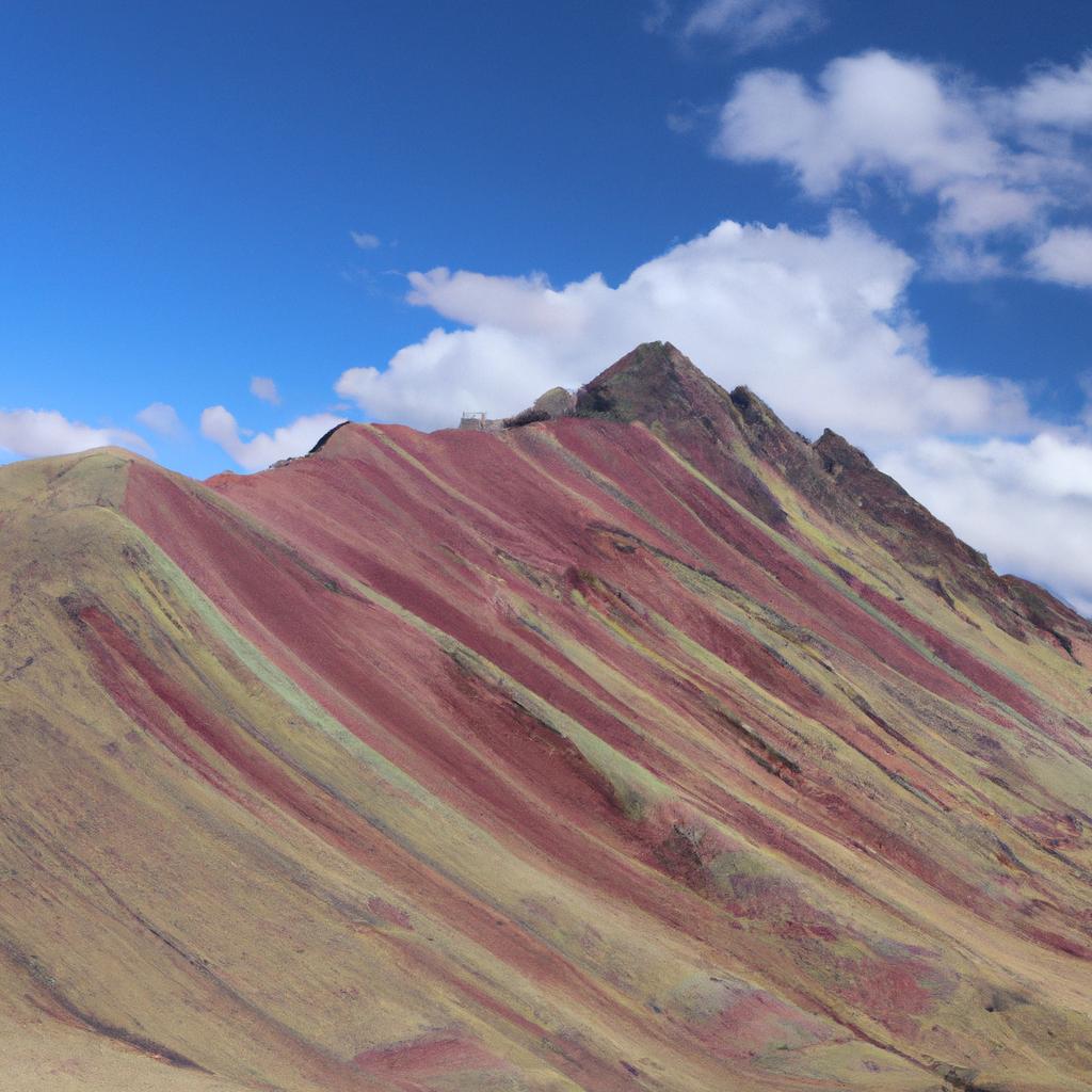 Palccoyo Mountain in Peru boasts a stunning array of colors along its slopes