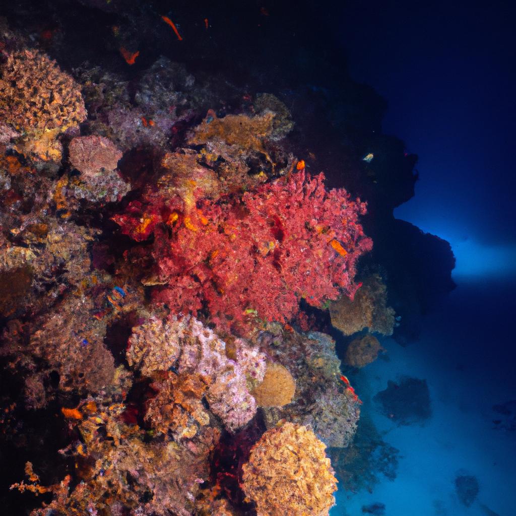 The beauty of corals at night is a reminder of the importance of conservation efforts