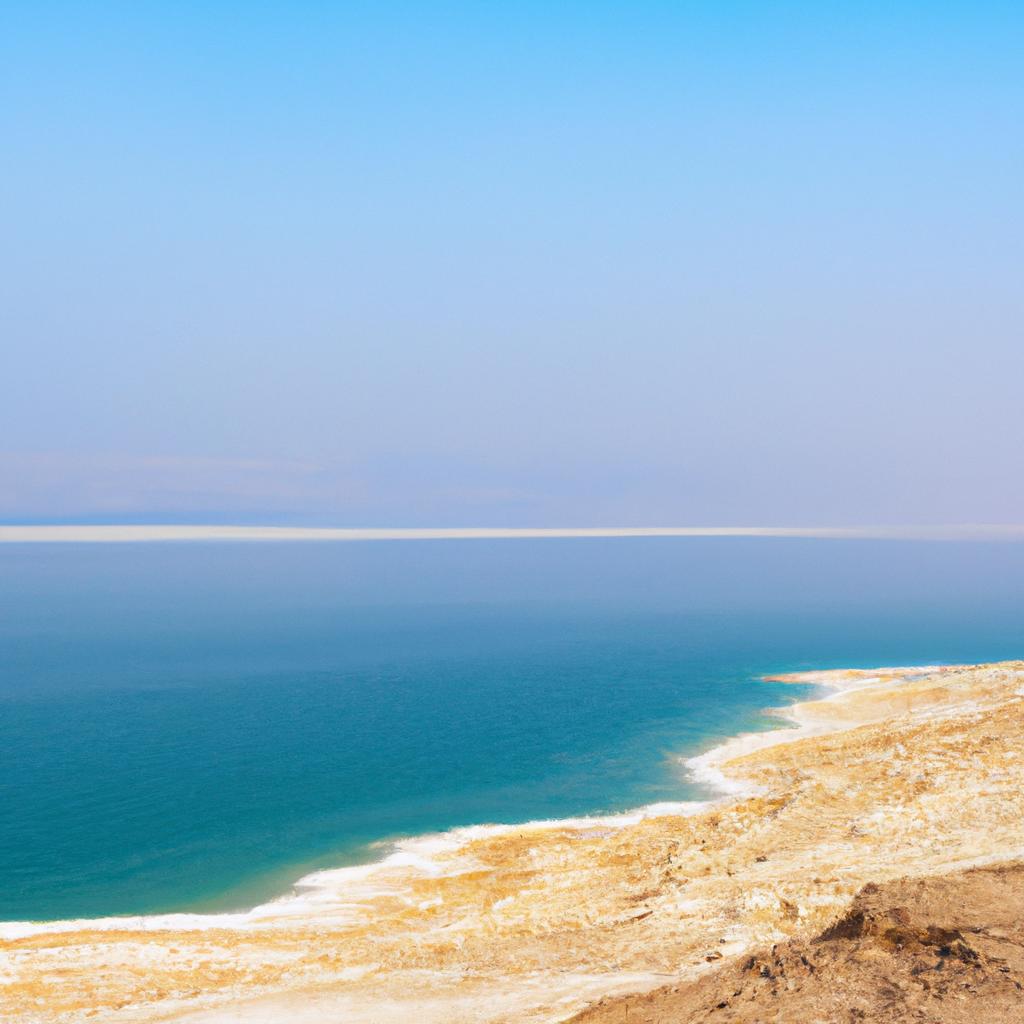 The breathtaking scenery of the Dead Sea's unique landscape
