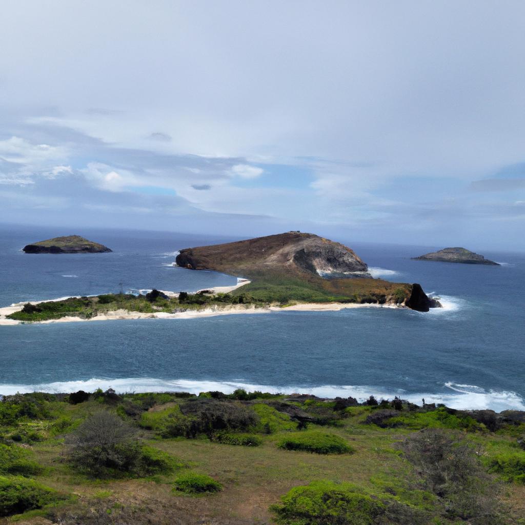 A breathtaking view of the banned Hawaiian island