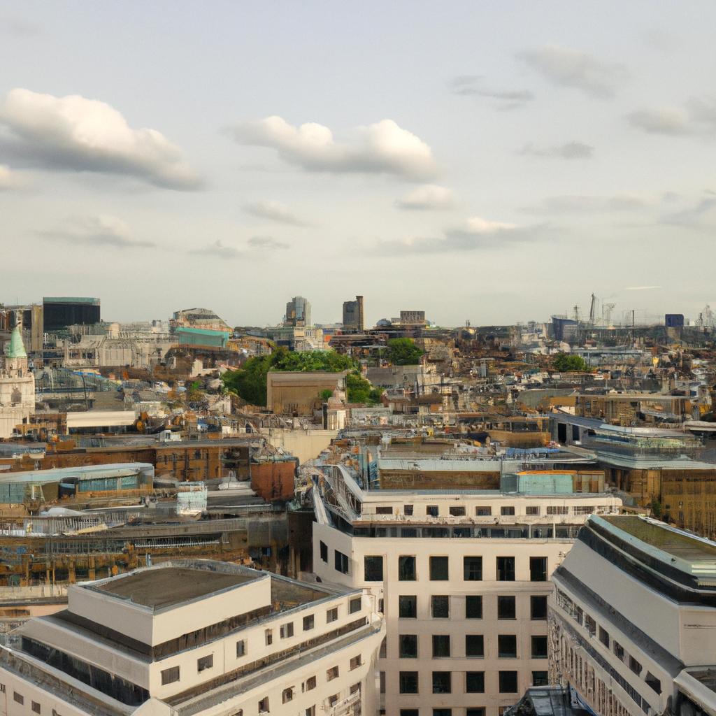 Enjoy the breathtaking view of London's skyline from Igloo London's rooftop.