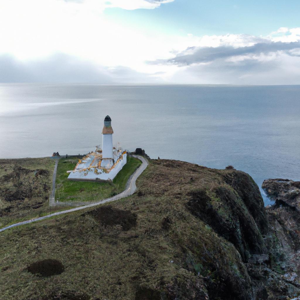 The Isle of Skye Lighthouse sits at the edge of the world, offering a panoramic view of the untamed beauty of Scotland.