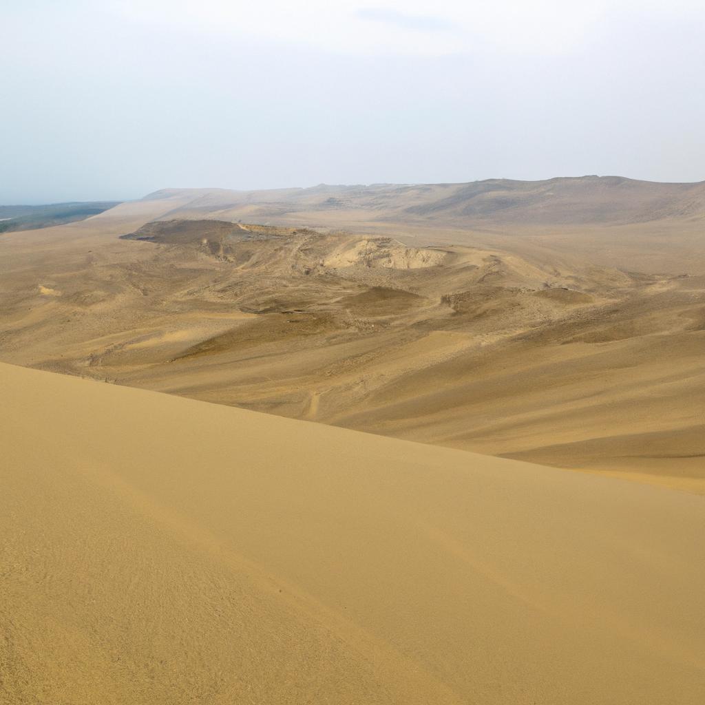 The stunning landscape of Peru's sand dunes