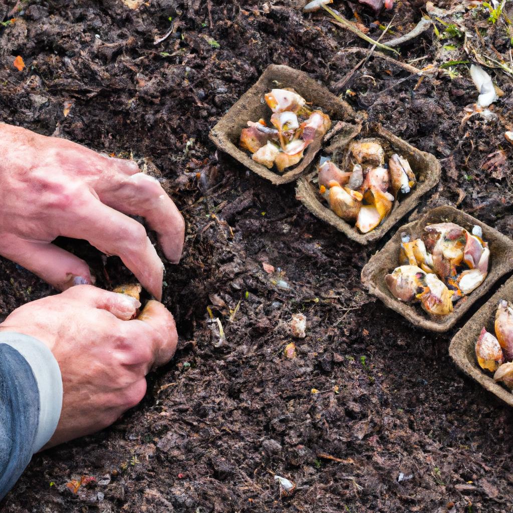 Planting tulip bulbs is the first step to a beautiful garden.
