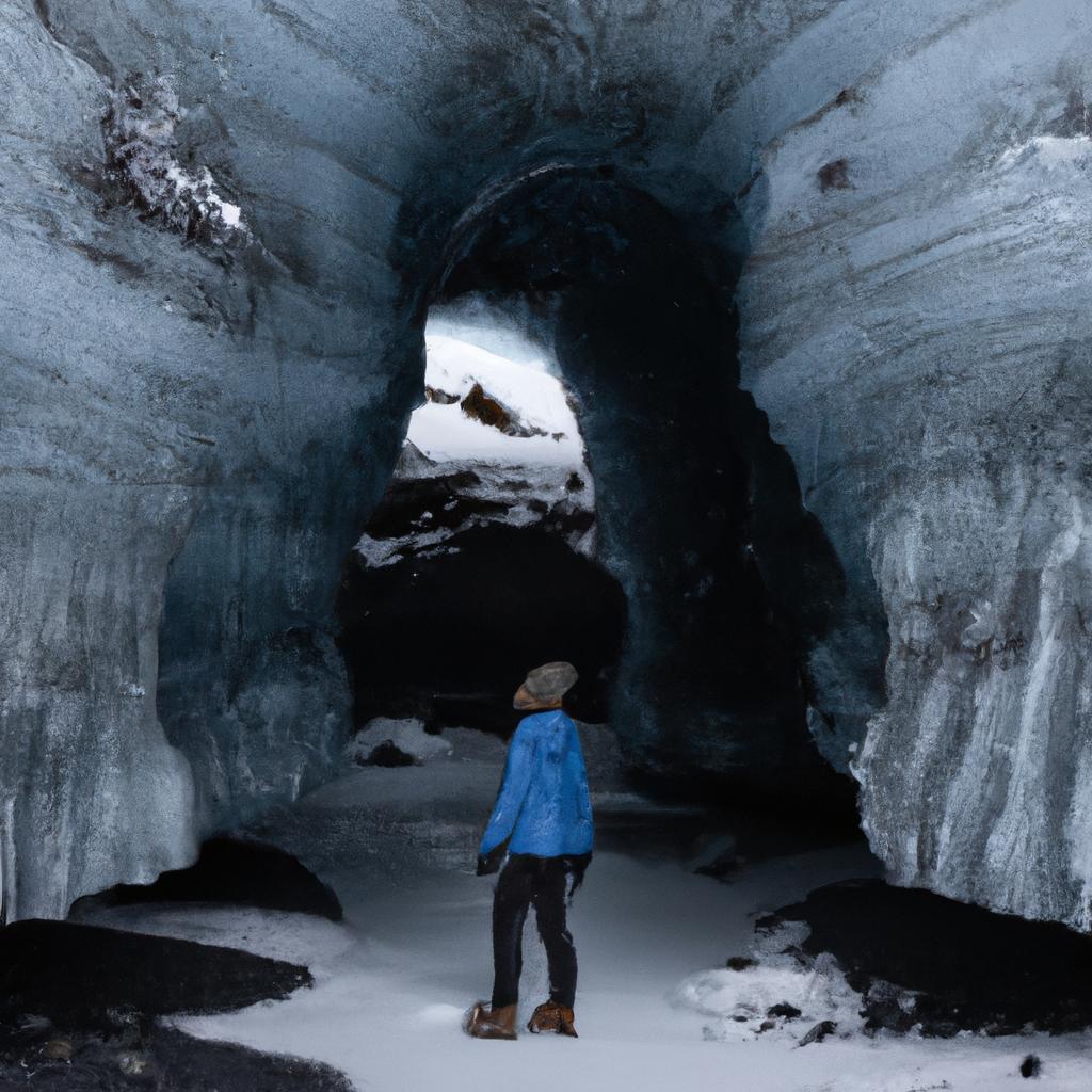 The entrance to the ice cave in Werfen
