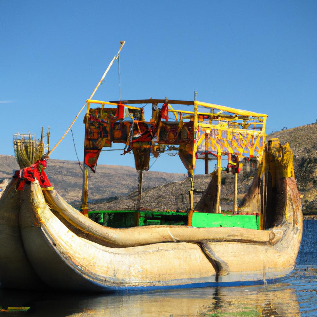 The Peruvian fishermen who live and work on Lago Titicaca have been using these traditional boats for centuries to catch fish and harvest the lake's resources.