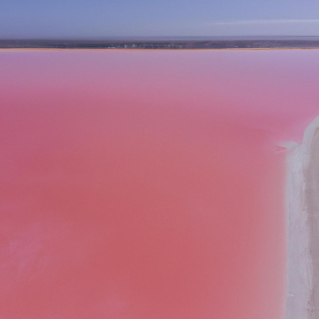 Pink Lake Water