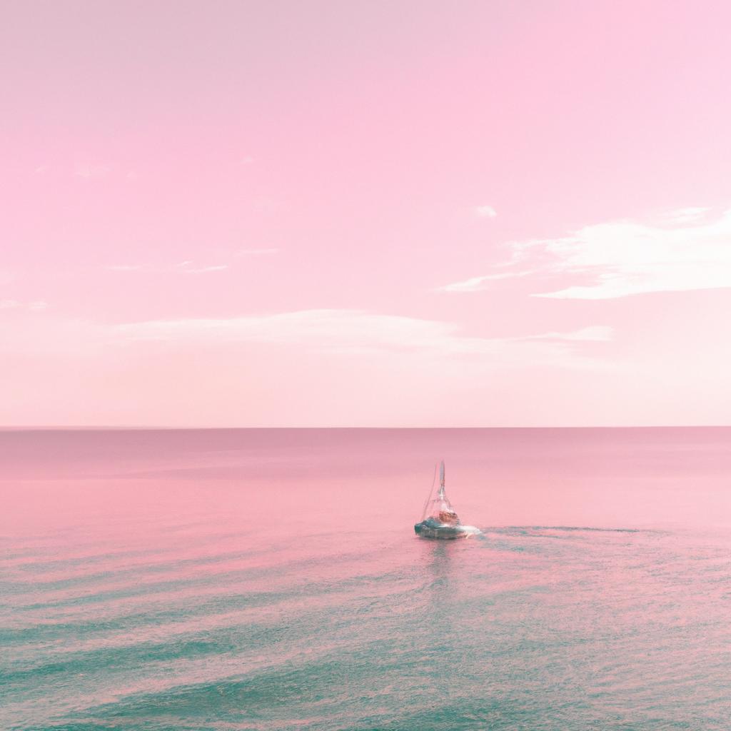 The Pink Ocean in Australia is not only a beautiful sight but also provides a livelihood for many fishermen.