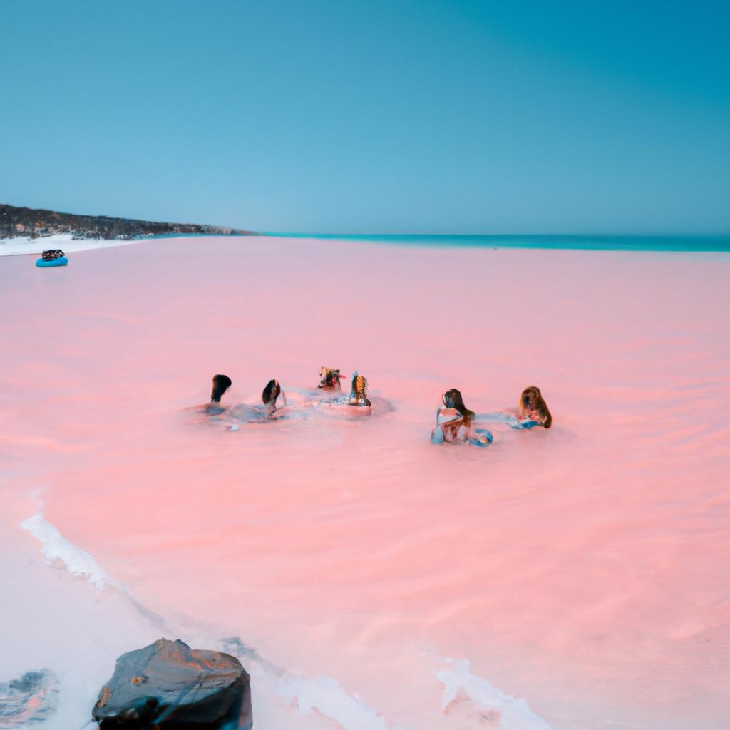 The Pink Ocean in Australia is a must-visit destination for anyone who loves the beach and natural beauty.
