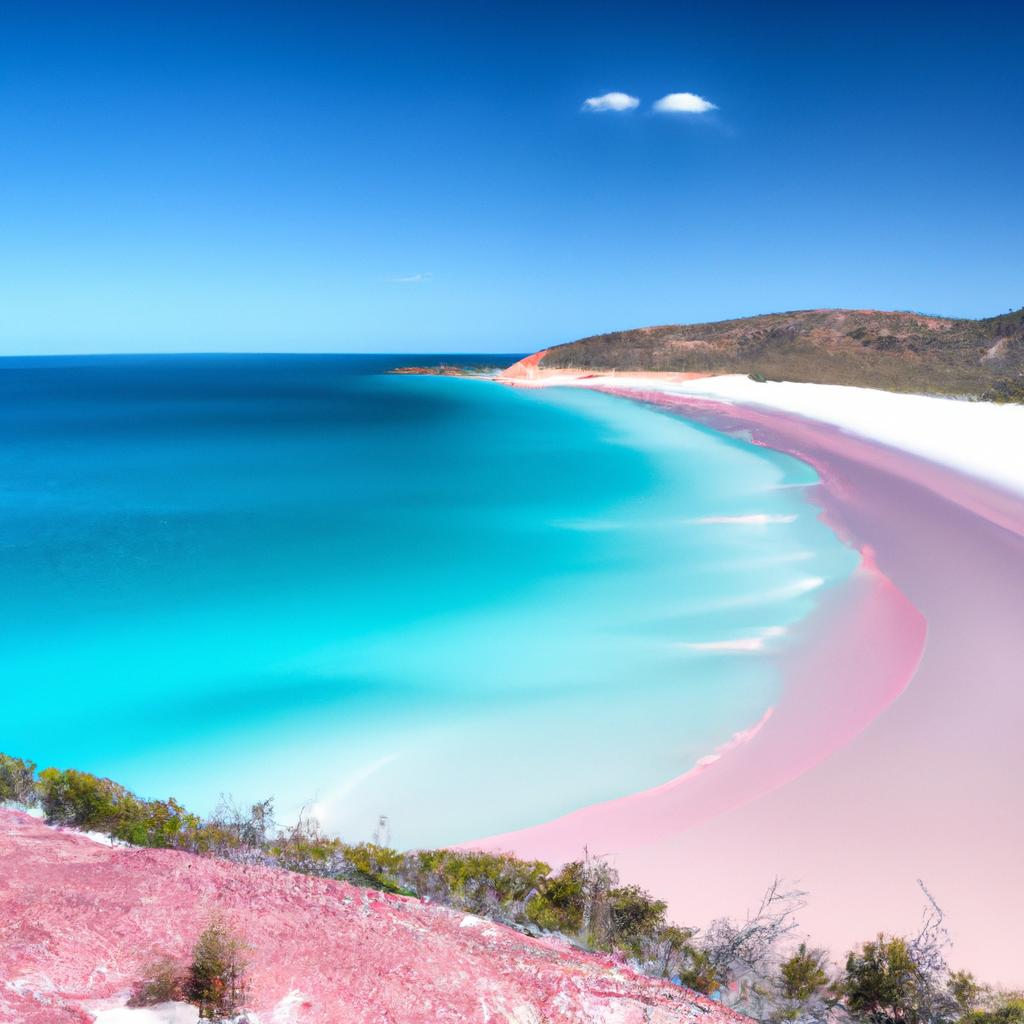 Pink Sand Beaches Australia