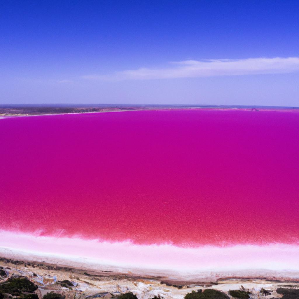 Pink Sea In Australia
