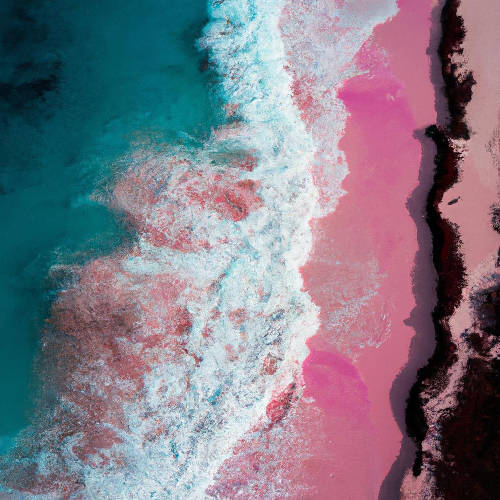 Pink Water Ocean