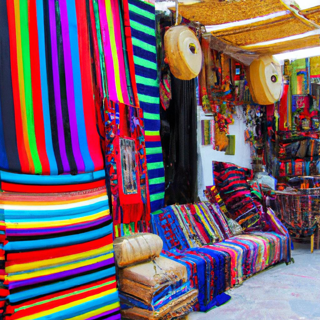 The bustling Pisac market in the Sacred Valley.
