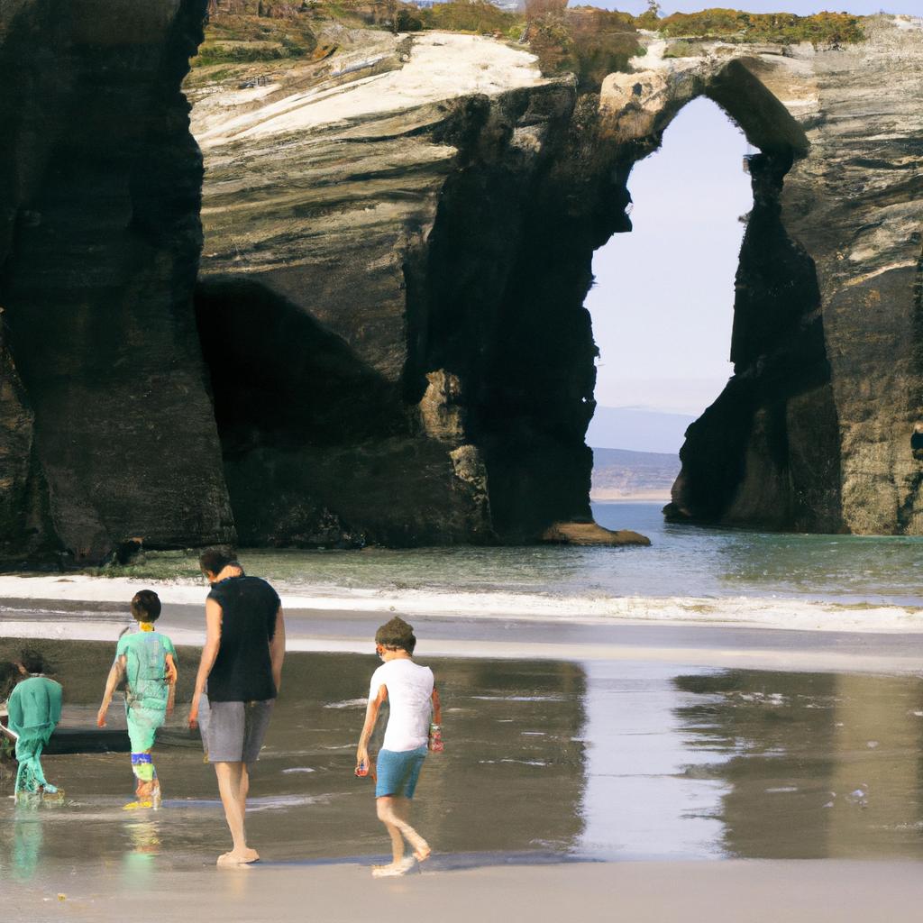 Playa de la Catedrales is the perfect destination for families looking to enjoy a day at the beach.