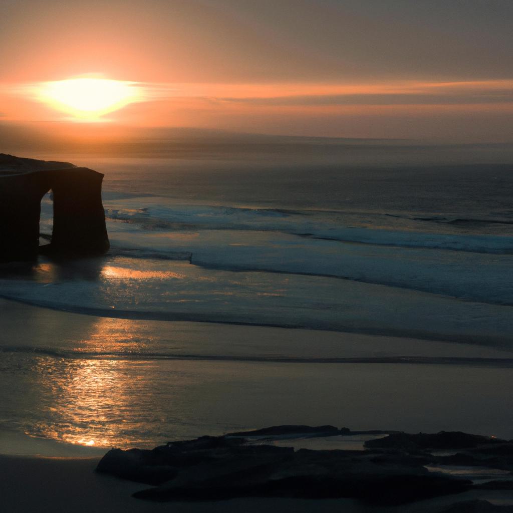 The sunset at Playa de la Catedrales is a magical experience not to be missed.