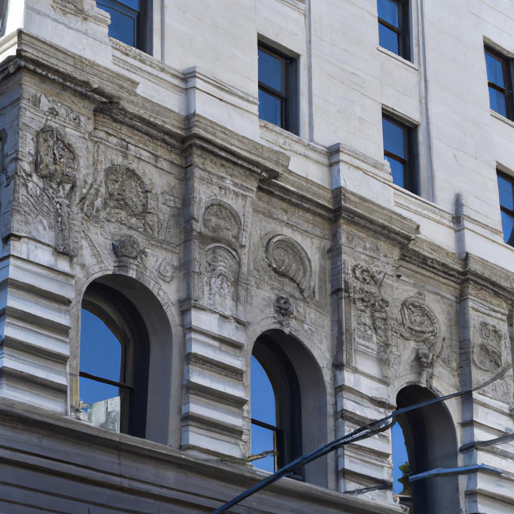 The Plaza Hotel in New York City features a stunning neoclassical facade that has been beautifully restored