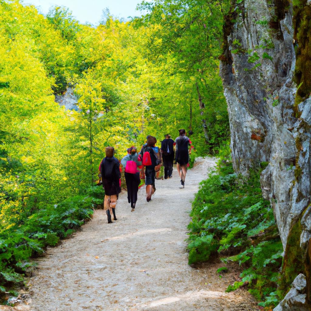 Hiking is one of the most popular activities in the park