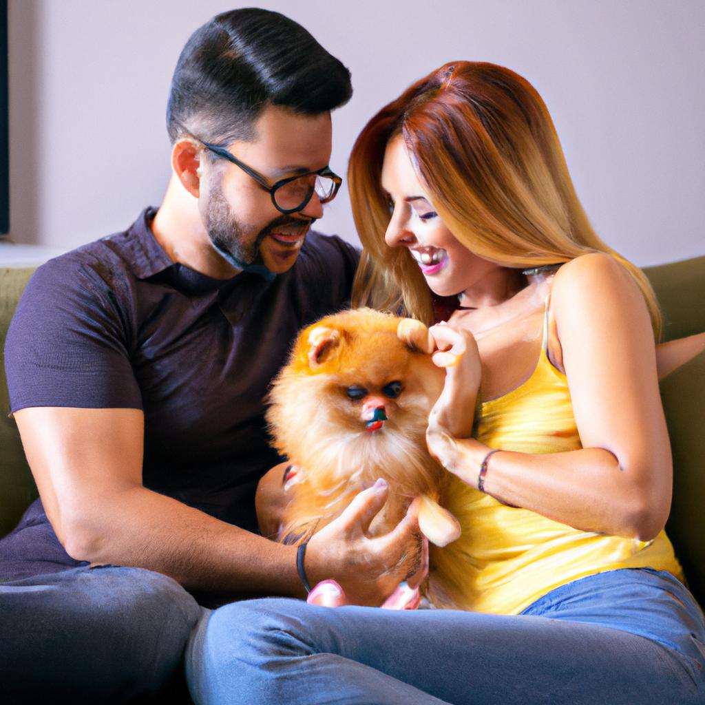 Pomeranians are small and easy to care for, making them ideal for apartment living or for those with limited space.