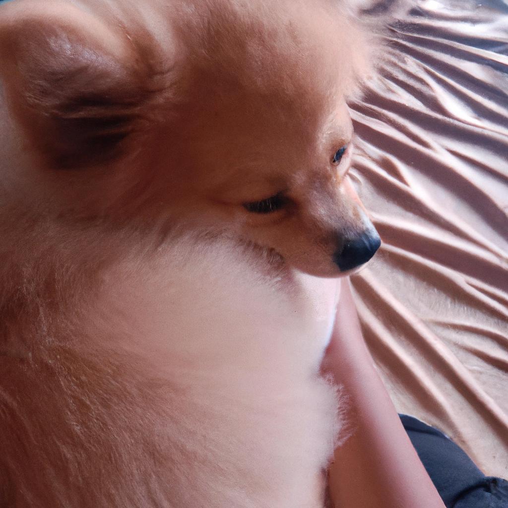 This Pomeranian is capturing hearts on social media with its fluffy fur and playful antics