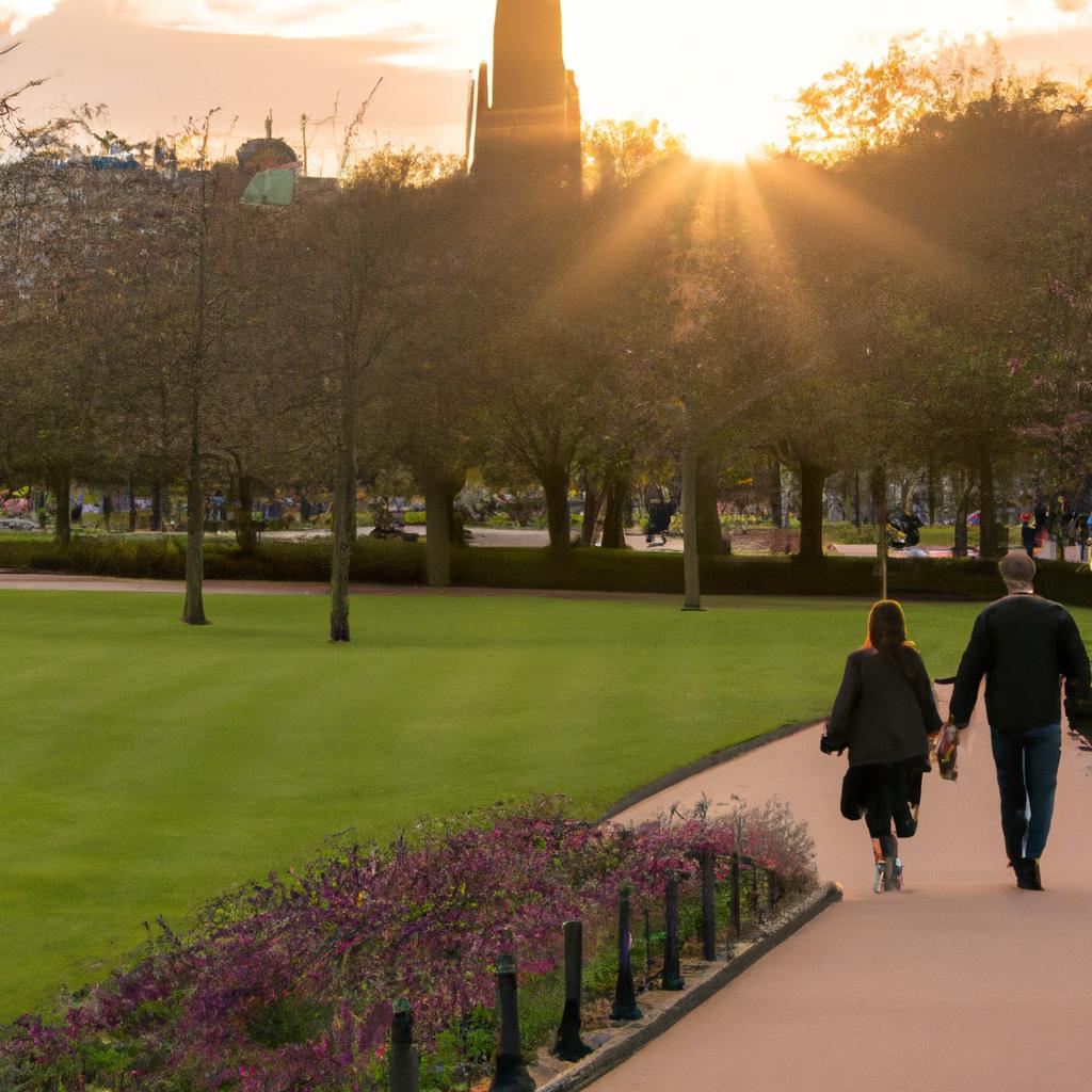 Princes Street Gardens is a popular spot for locals and visitors alike to enjoy a peaceful stroll and stunning views of Edinburgh Castle.