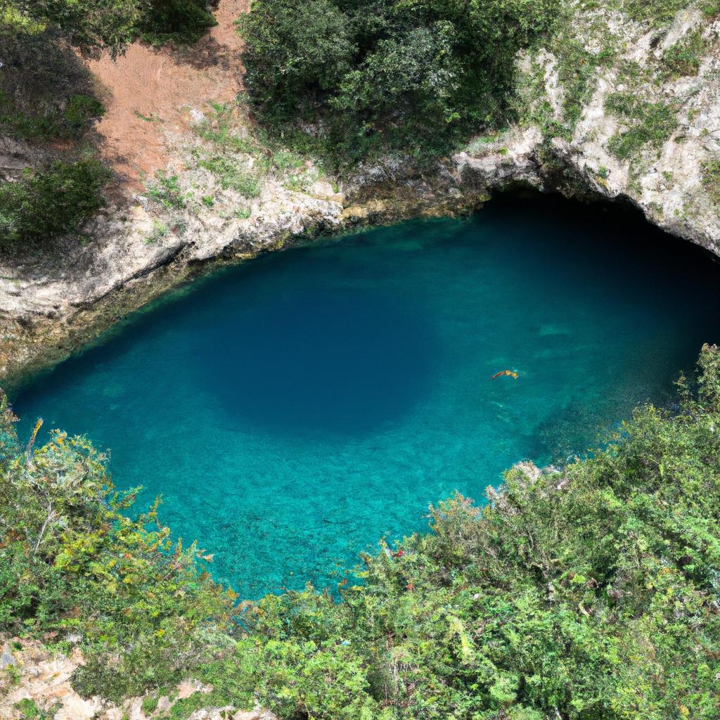 The Blue Hole in Croatia is a hidden gem of nature, offering visitors a glimpse of pristine and untouched beauty.