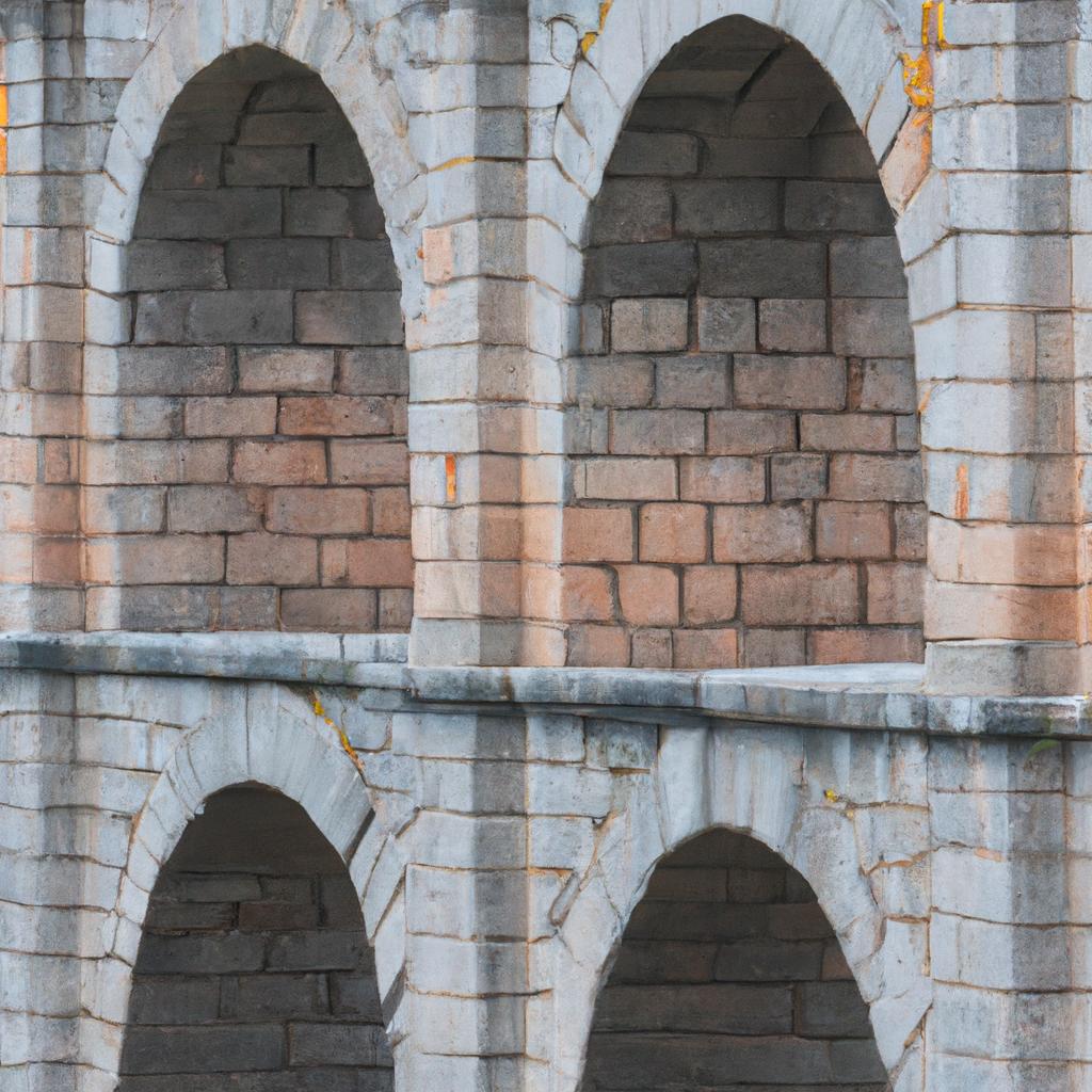 The intricate details of Puente Nuevo's arches and stonework