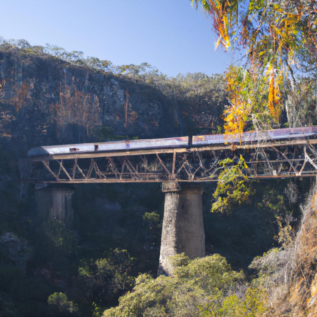 Railway bridges are engineering marvels that allow trains to cross over natural obstacles like rivers and mountains.