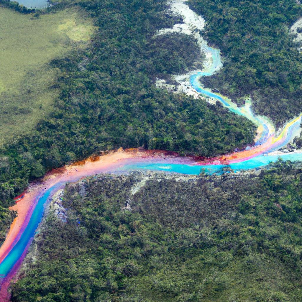 Rainbow River In Colombia